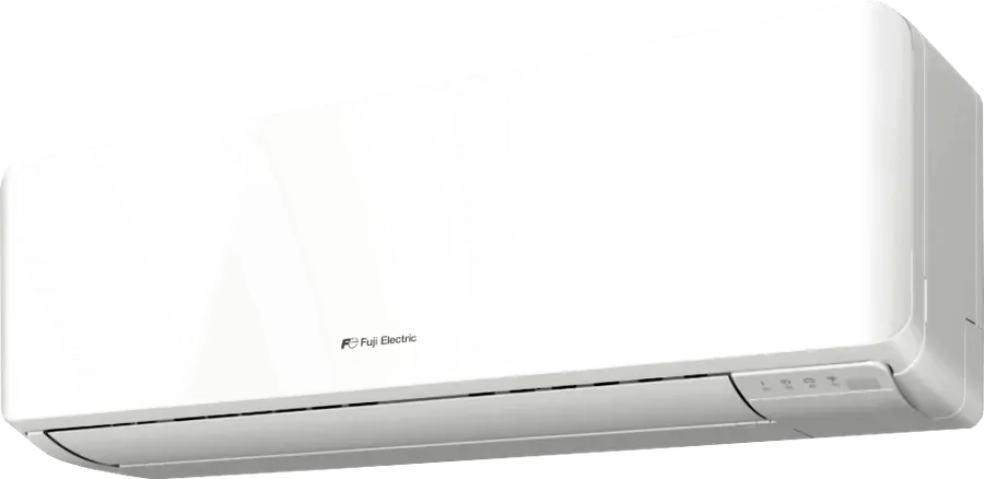 Klimatyzator ścienny Fuji Electric KMCDN Nordic — biała obudowa jednostki wewnętrznej