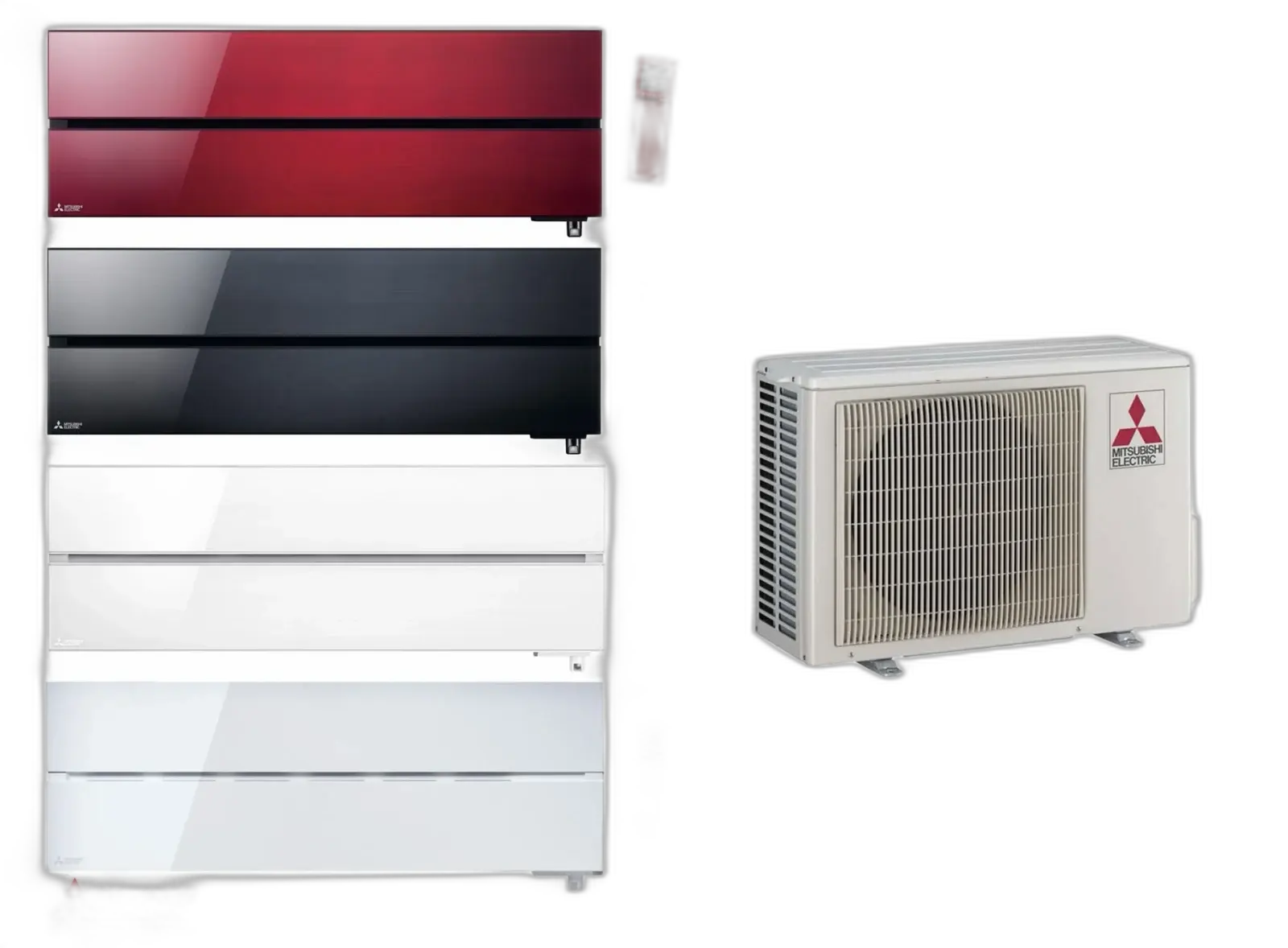 Klimatyzator ścienny Mitsubishi Electric Diamond MSZ-LN35VG2 w kolorze Pearl White, smukła obudowa z delikatnym wykończeniem